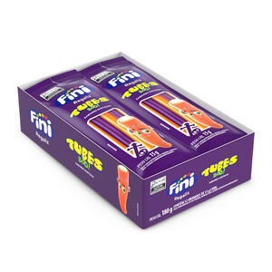 Tubes Boo Uva e Tangerina  12 pacotes de 15g cada - Fini